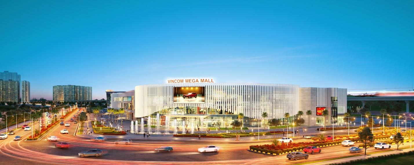 Quy mô rộng lớn của TTTM Vincom Mega Mall