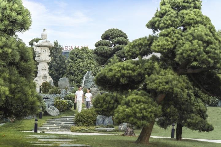 Cảnh quan tại vườn Zenpark được chỉnh chu đến từng chi tiết